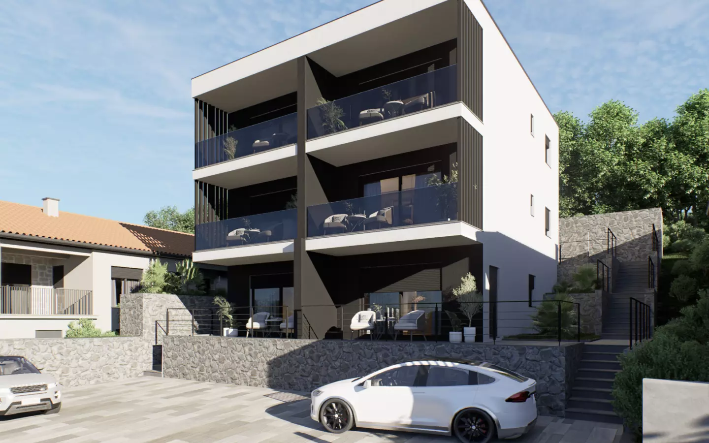 1-bedroom Apartment In Omišalj, Croatia (50 M²)
