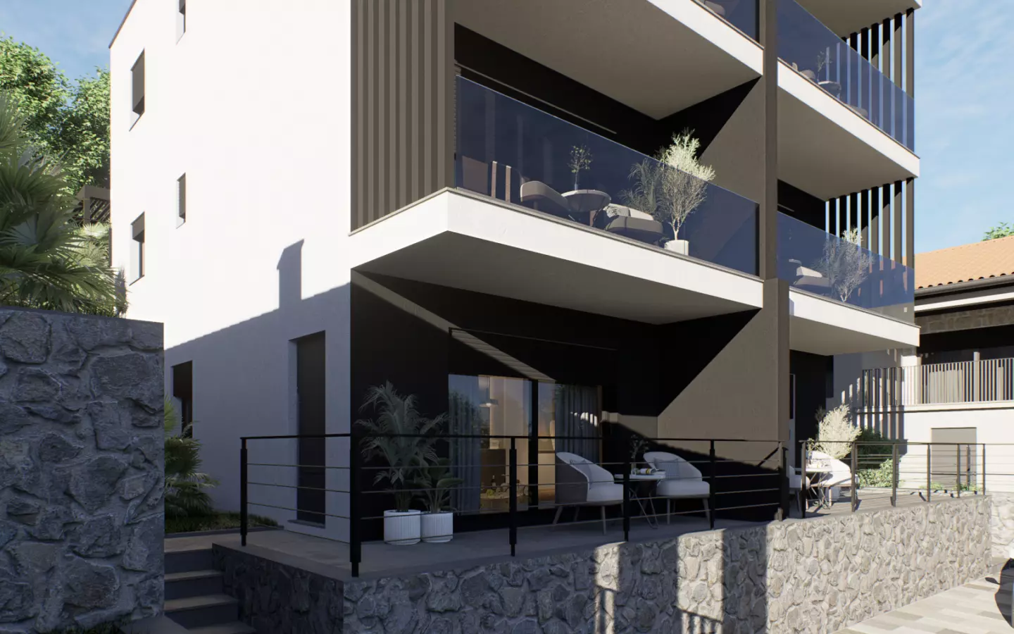 1-bedroom Apartment In Omišalj, Croatia (50 M²)