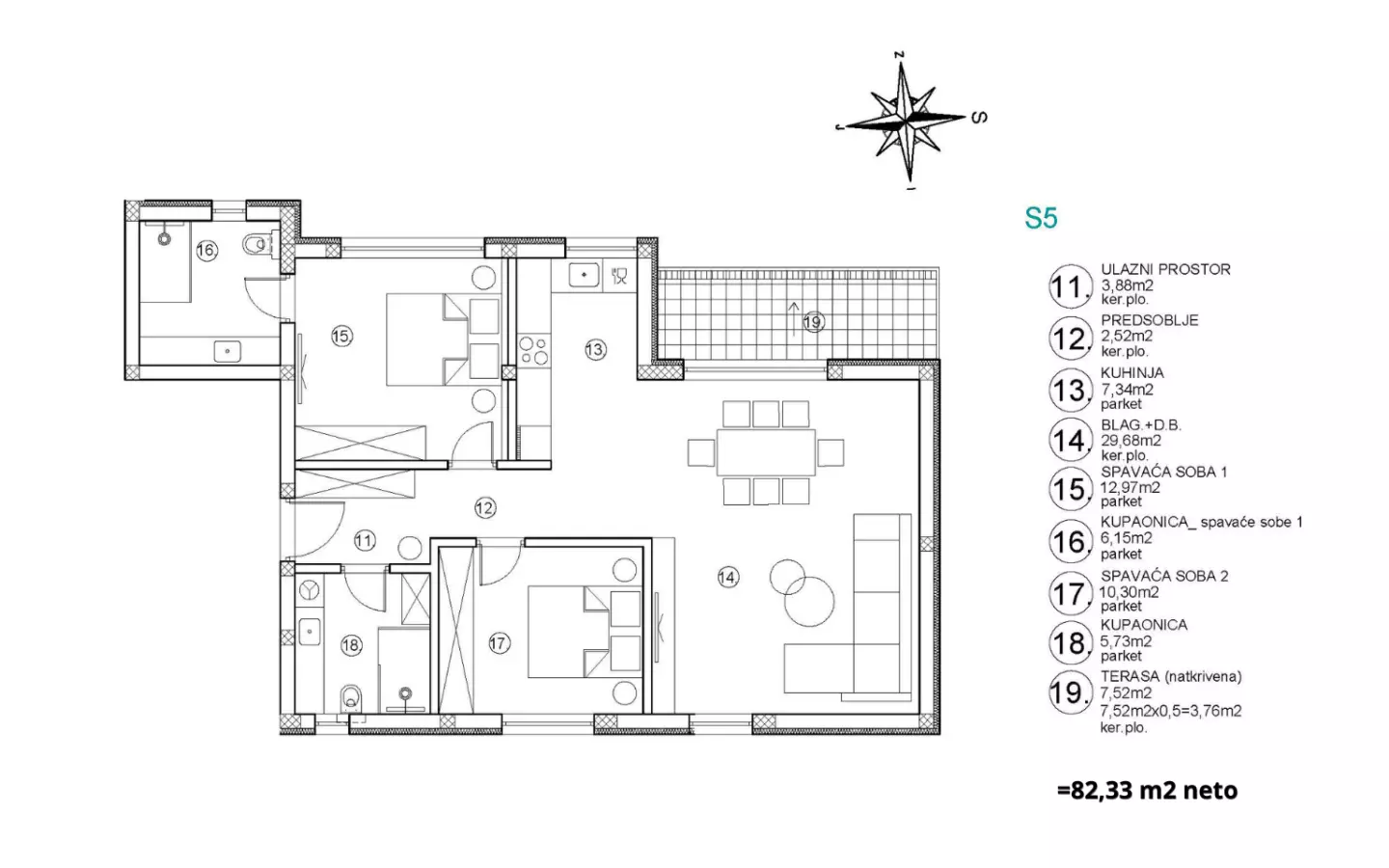 2-bedroom Apartment In Vodice, Croatia (120 M²)