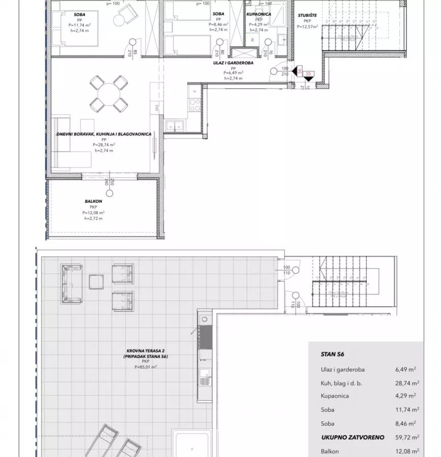 2-bedroom Apartment In Čiovo, Croatia (90,03 M²)
