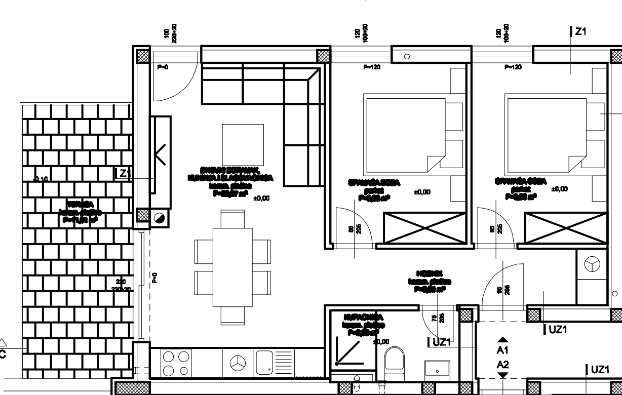2-bedroom Apartment In Vodice, Croatia (69,52 M²)