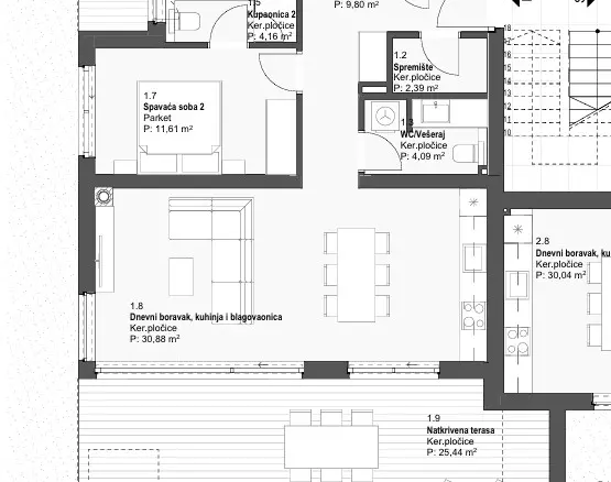 2-bedroom Apartment In Tribunj, Croatia (120,4 M²)