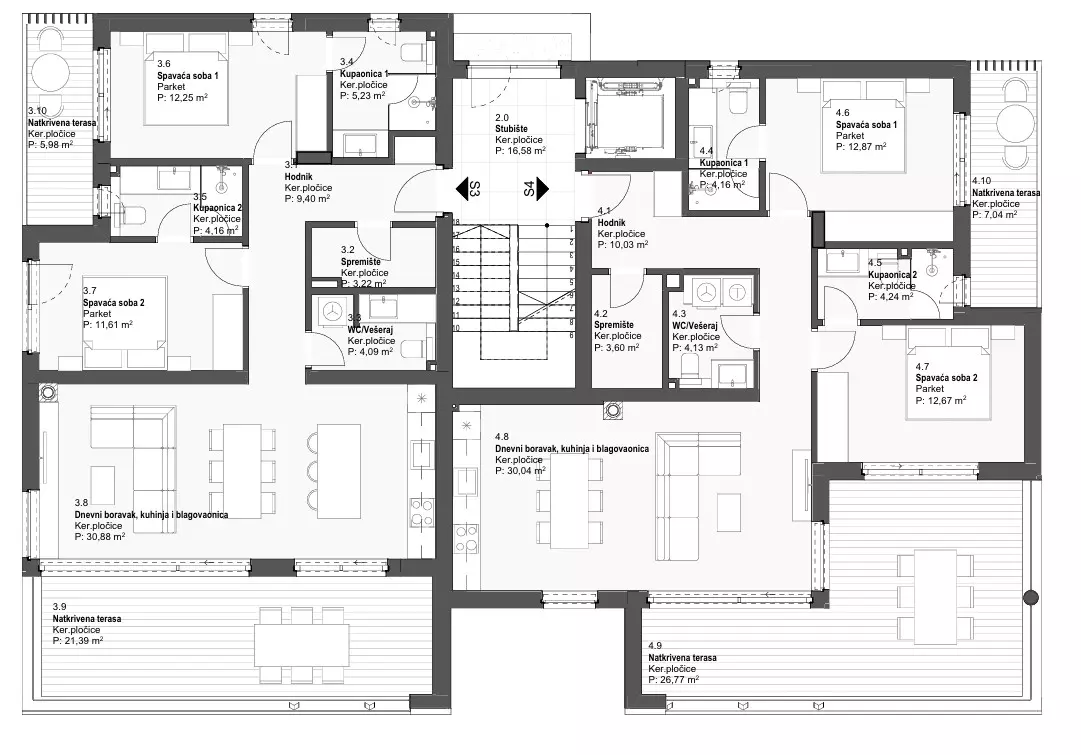 2-bedroom Apartment In Tribunj, Croatia (96,96 M²)