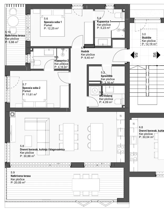 2-bedroom Apartment In Tribunj, Croatia (98,63 M²)