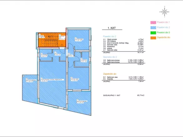 2-bedroom Apartment In Vodice, Croatia (89,42 M²)