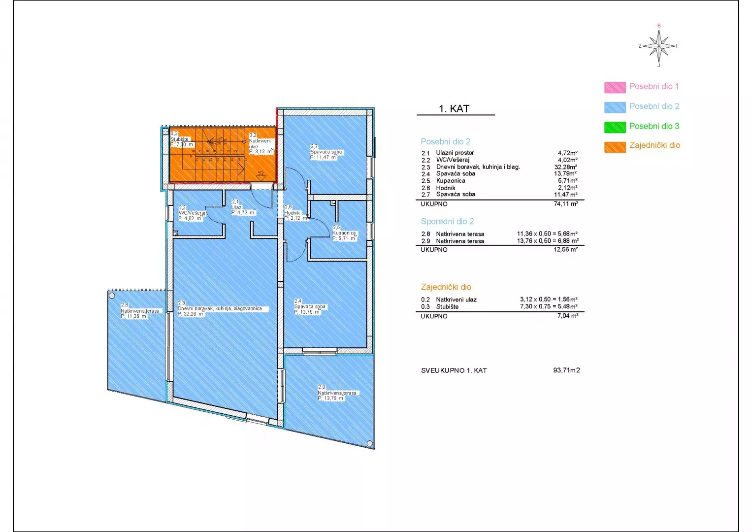 2-bedroom Apartment In Vodice, Croatia (89,42 M²)