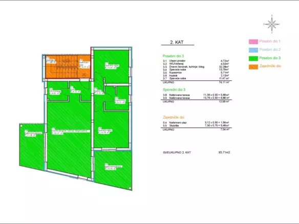 2-bedroom Apartment In Vodice, Croatia (92,17 M²)