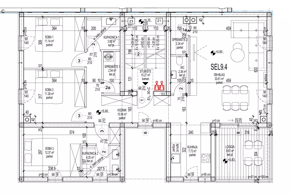 3-bedroom Apartment In Cres, Croatia (124,84 M²)