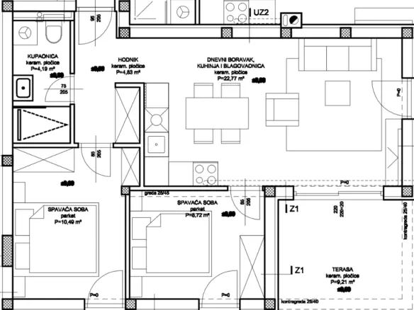 2-bedroom Apartment In Vodice, Croatia (68,63 M²)