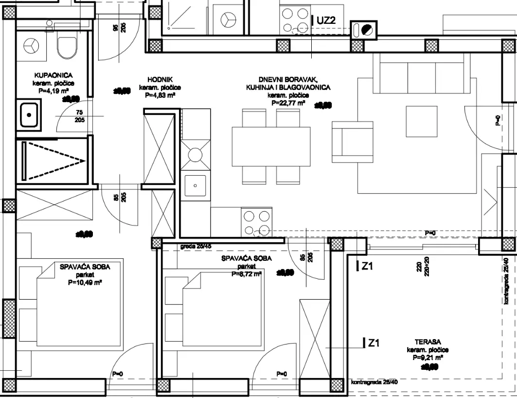 2-bedroom Apartment In Vodice, Croatia (68,63 M²)