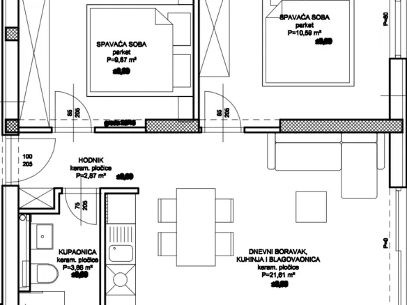 2-bedroom Apartment In Vodice, Croatia (67,89 M²)