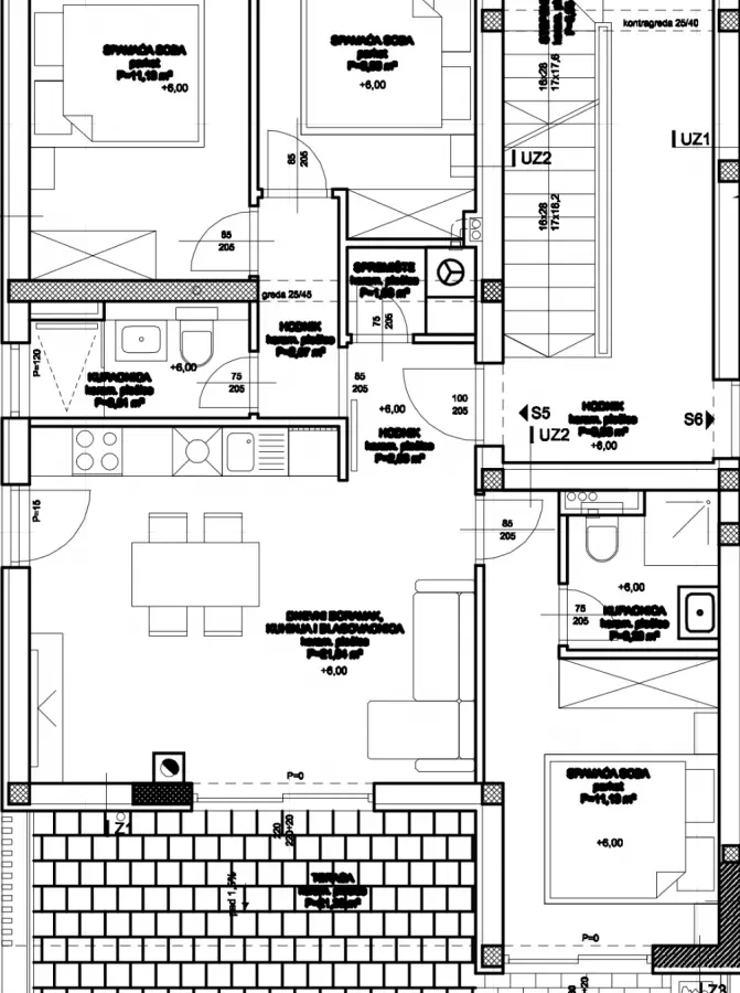 3-bedroom Apartment In Vodice, Croatia (111,56 M²)
