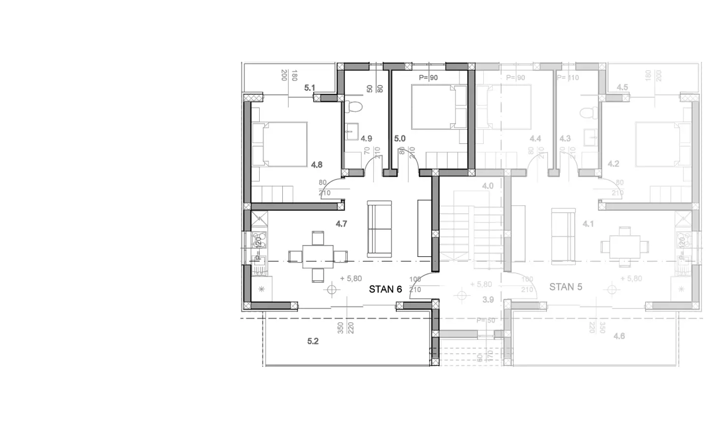2-bedroom Apartment In Povljana, Croatia (62,23 M²)