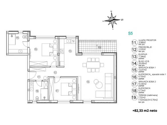 2-bedroom Apartment In Vodice, Croatia (120 M²)
