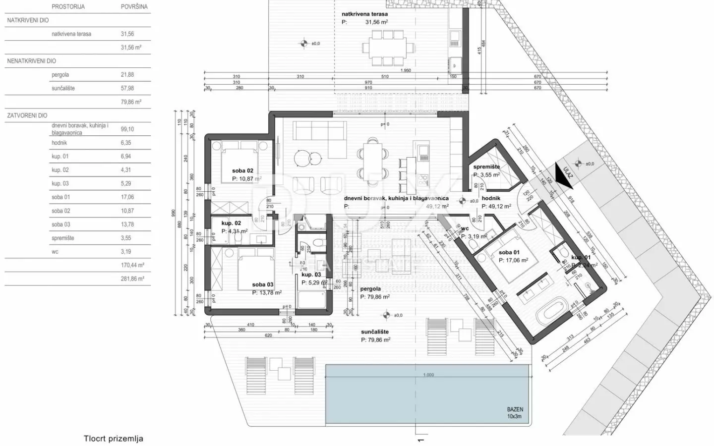 3-bedroom Villa In Linardići, Croatia (135 M²)
