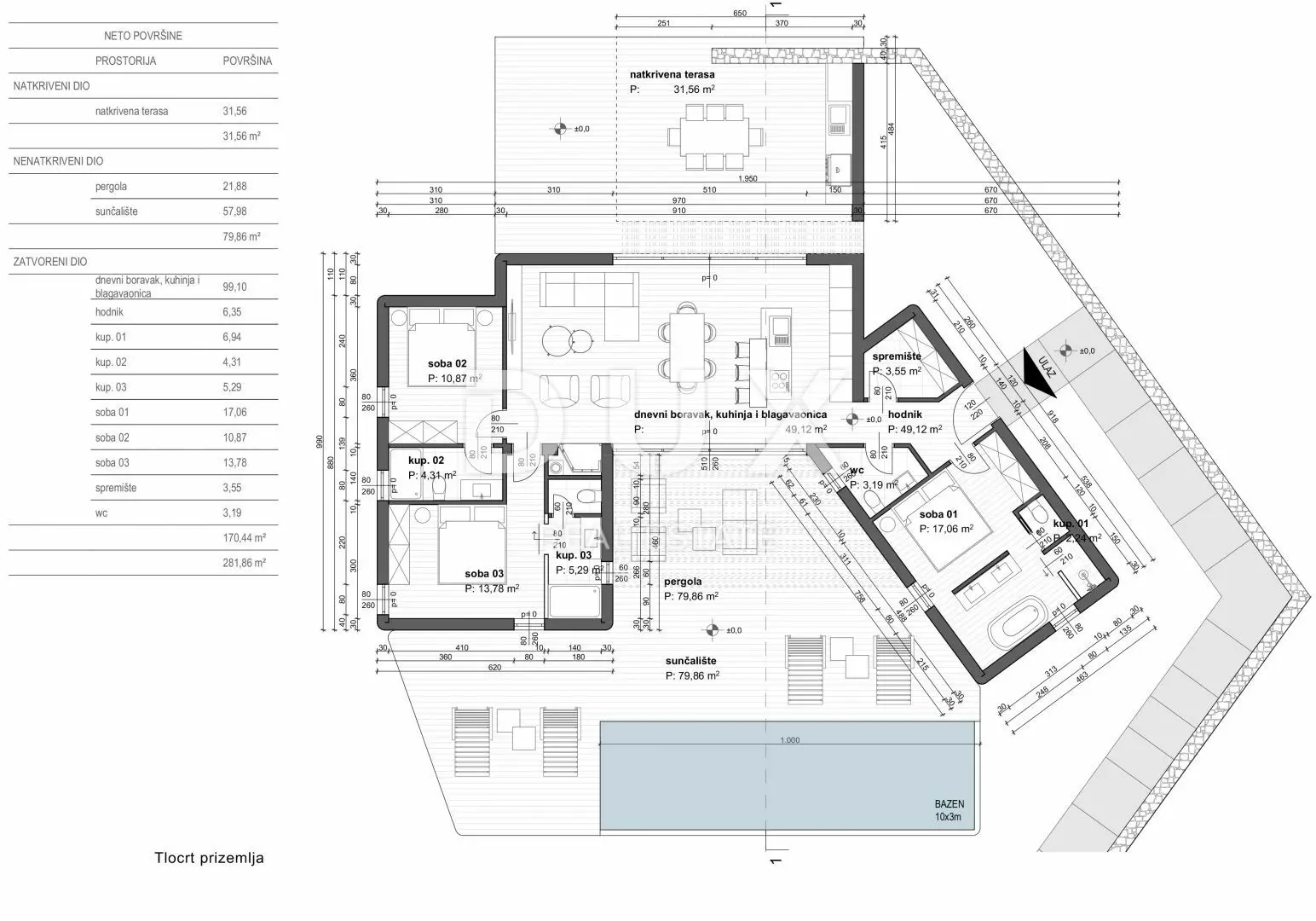 3-bedroom Villa In Linardići, Croatia (135 M²)