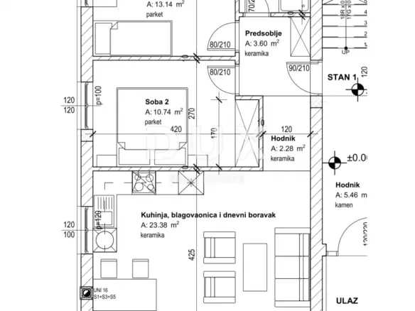 2-bedroom Apartment In Marčelji, Croatia (67,41 M²)