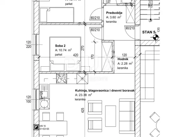 2-bedroom Apartment In Marčelji, Croatia (67,41 M²)