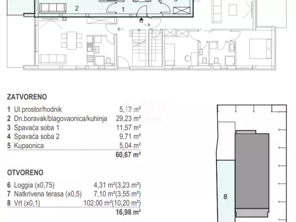 2-bedroom Apartment In Mandre, Croatia (80,57 M²)