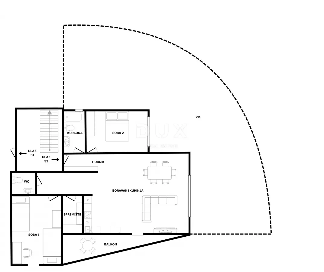 3-bedroom Apartment In Gračani, Croatia (95,6 M²)