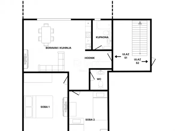 3-bedroom Apartment In Gračani, Croatia (75,79 M²)