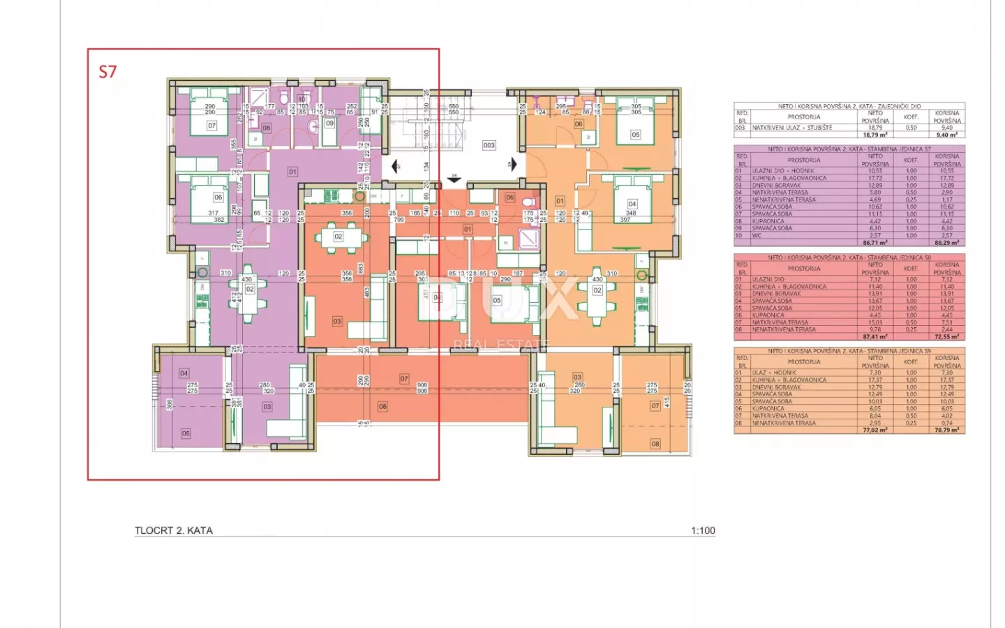3-bedroom Apartment In Vodice, Croatia (87,71 M²)