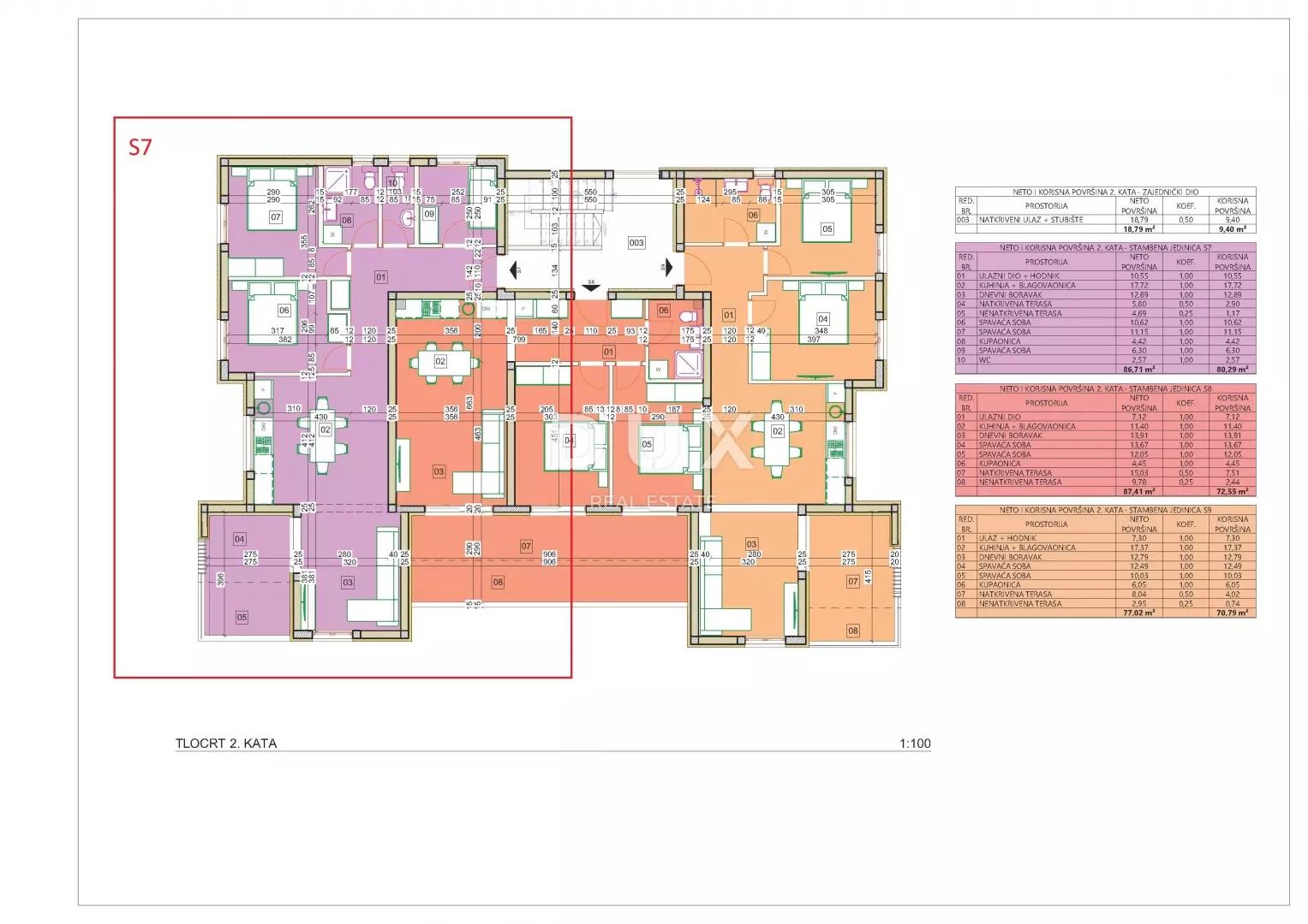 3-bedroom Apartment In Vodice, Croatia (87,71 M²)