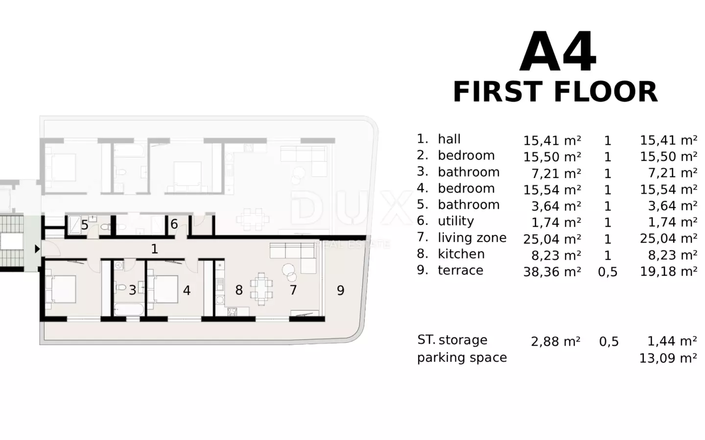 2-bedroom Apartment In Ičići, Croatia (112,93 M²)