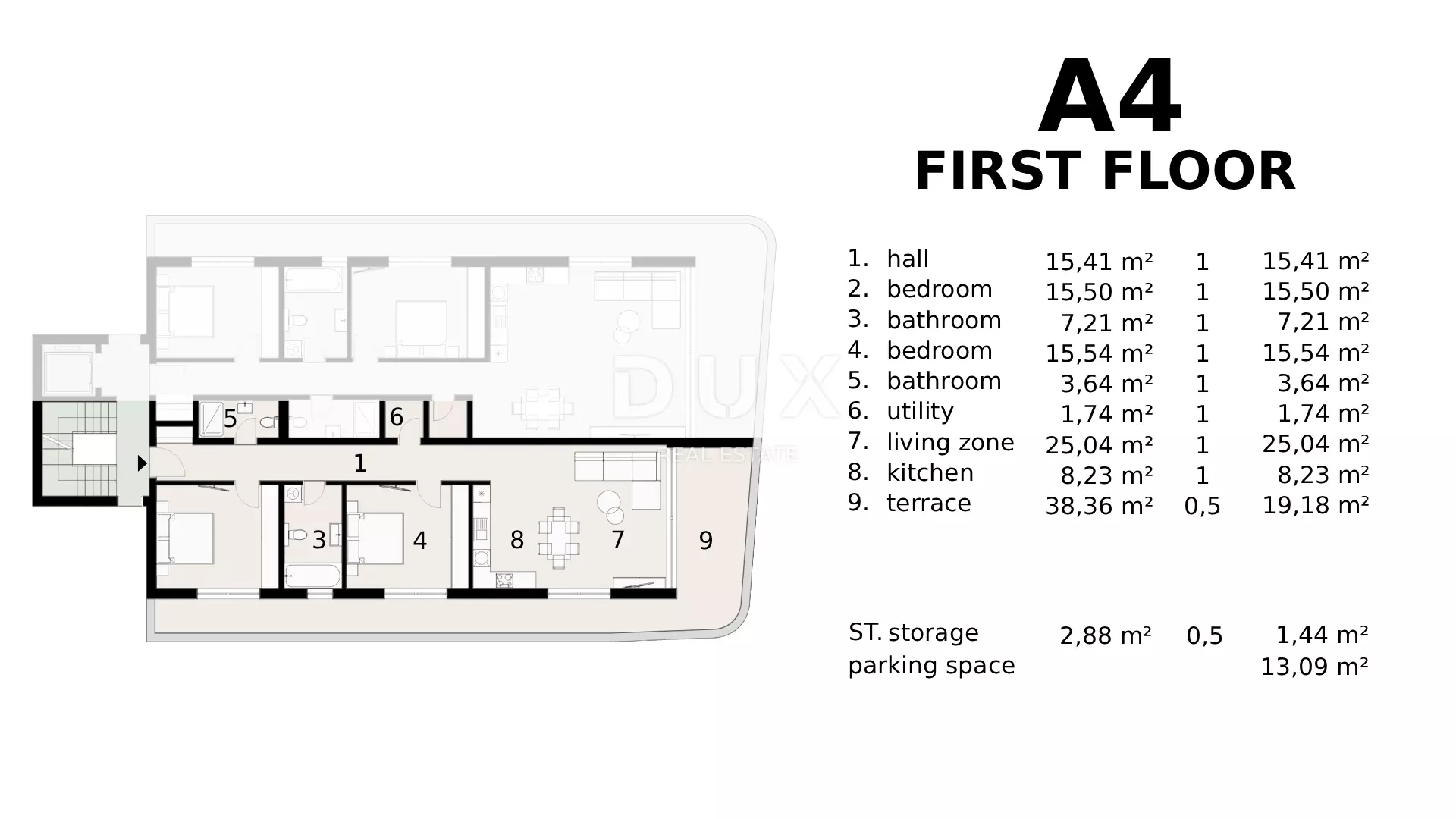 1764942724_a4-tlocrt-2fb716 2-bedroom Apartment In Ičići, Croatia (112,93 M²)