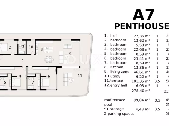 3-bedroom Apartment In Ičići, Croatia (287,51 M²)
