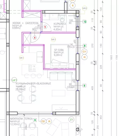 2-bedroom Apartment In Vodice, Croatia (99,57 M²)
