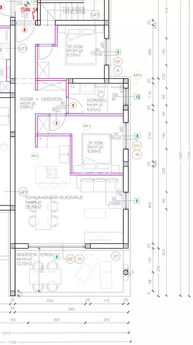 2-bedroom Apartment In Vodice, Croatia (99,57 M²)