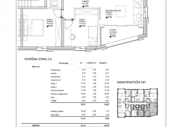 2-bedroom Apartment In Cres, Croatia (93,14 M²)