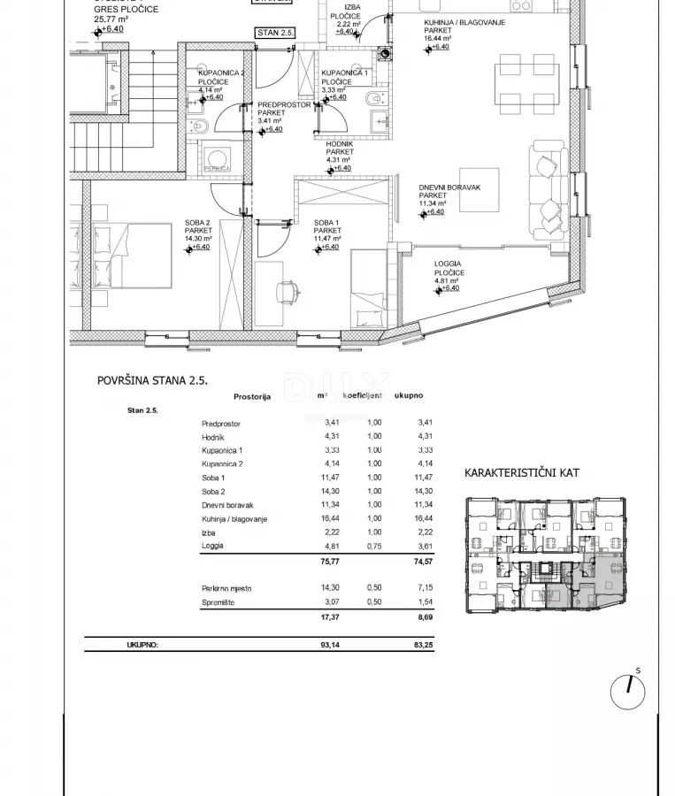 2-bedroom Apartment In Cres, Croatia (93,14 M²)