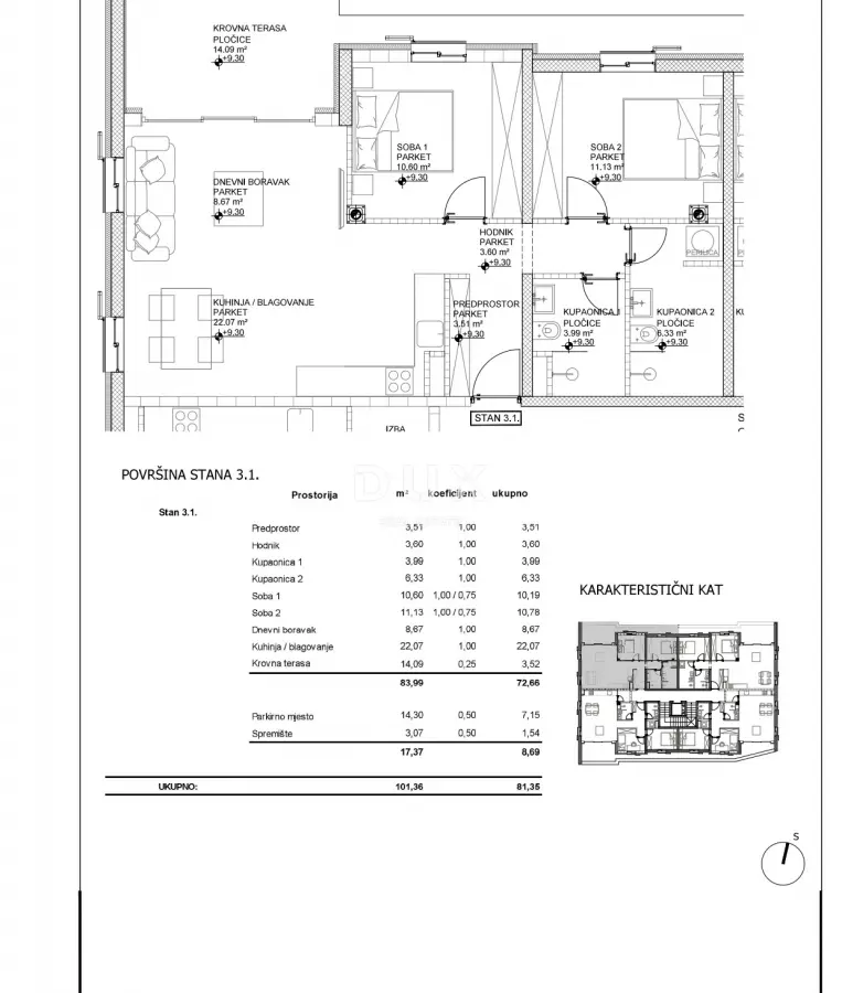 2-bedroom Apartment In Cres, Croatia (101,36 M²)