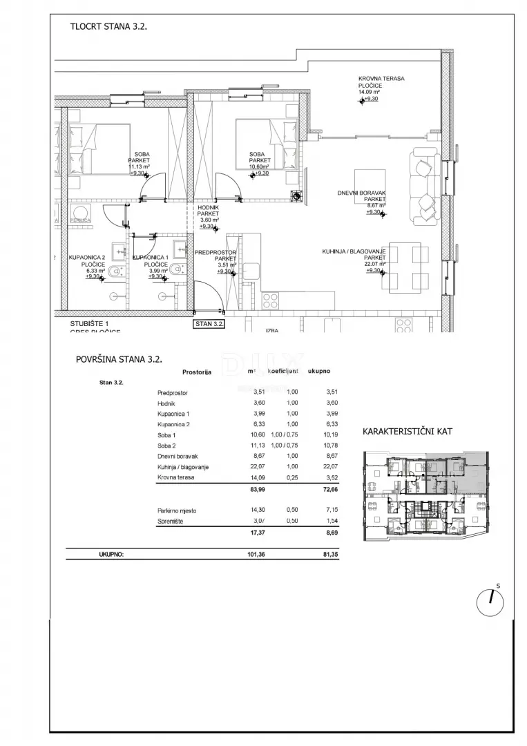 2-bedroom Apartment In Cres, Croatia (101,36 M²)