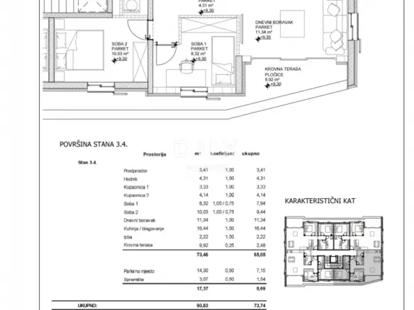 2-bedroom Apartment In Cres, Croatia (90,63 M²)