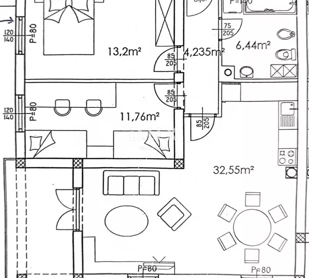 2-bedroom Apartment In Dražice, Croatia (77,02 M²)