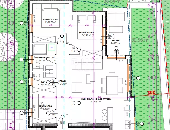 3-bedroom Apartment In Vodice, Croatia (74,63 M²)