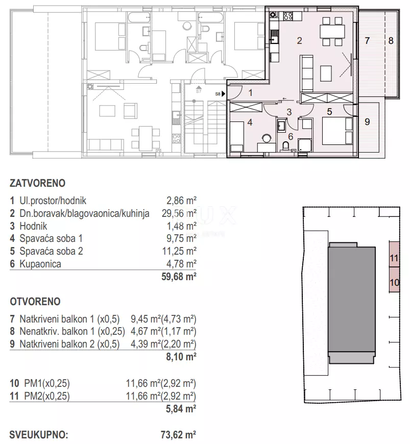 2-bedroom Apartment In Mandre, Croatia (73,62 M²)