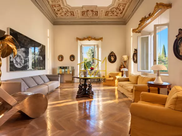 Livorno – Antignano, Villa Comel | An Elegant Tuscan Residence With Frescoed Interiors And A Private Garden