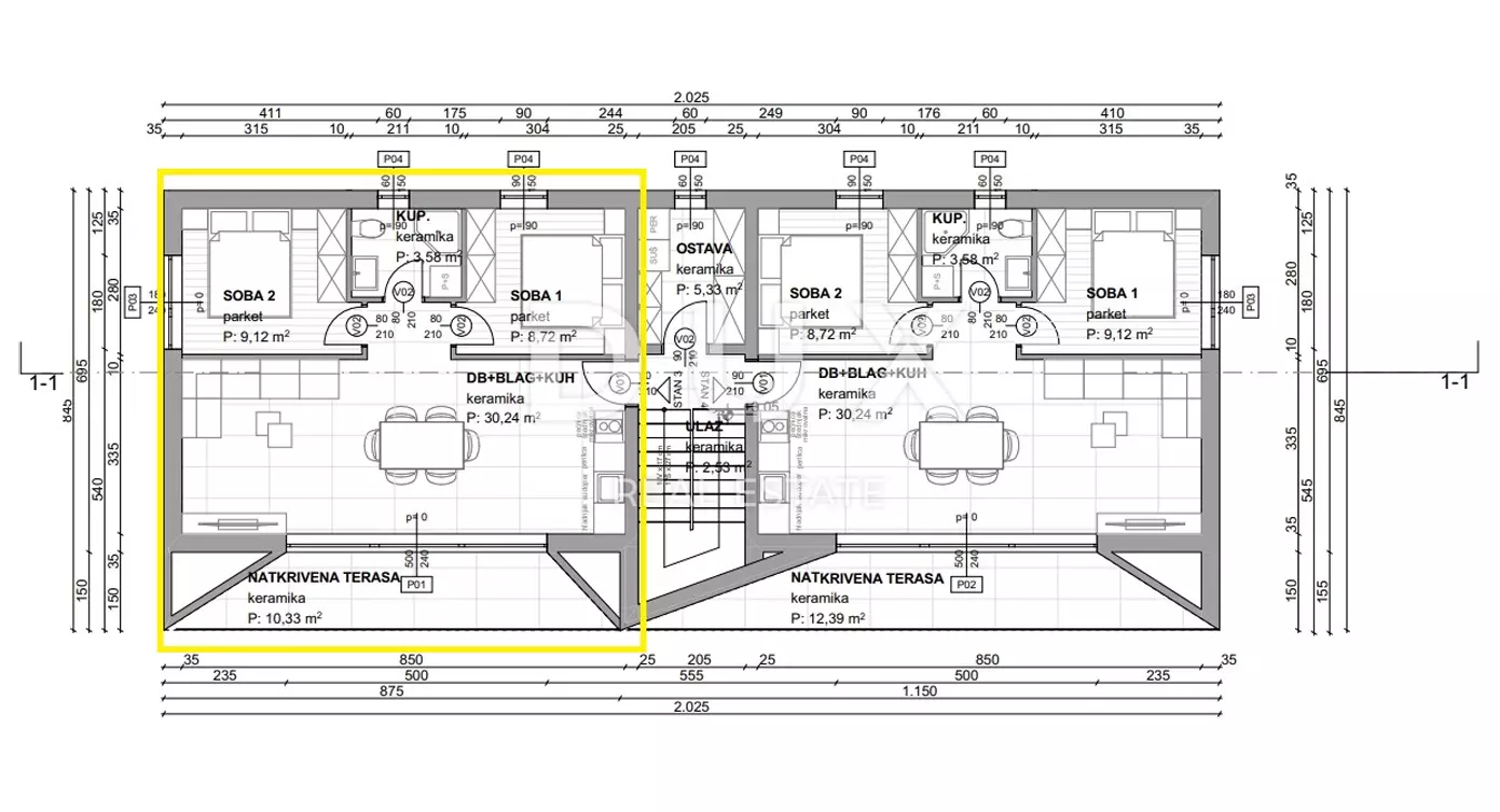 2-bedroom Apartment In Baška, Croatia (61,99 M²)