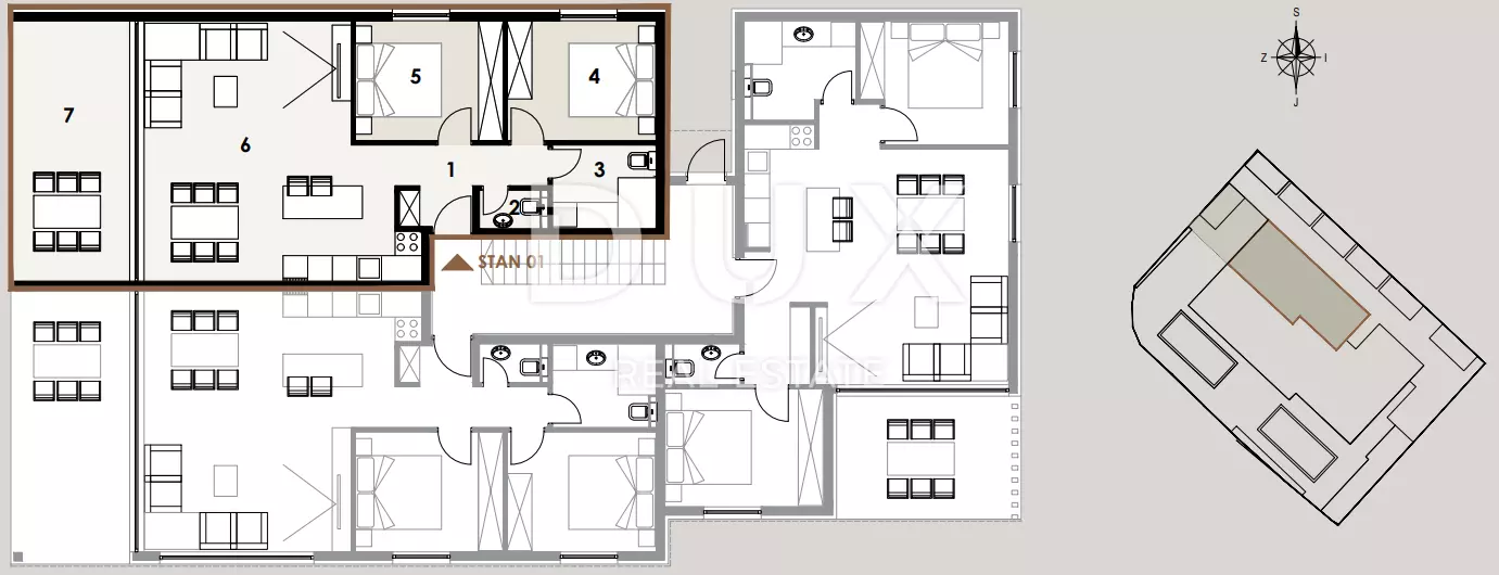 2-bedroom Apartment In Privlaka, Croatia (87,5 M²)