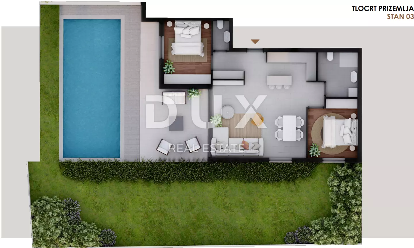 2-bedroom Apartment In Privlaka, Croatia (90,87 M²)