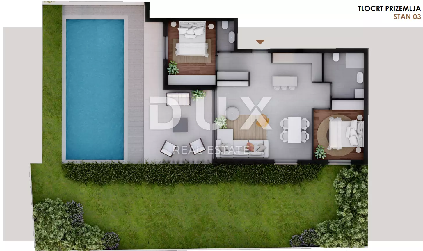 2-bedroom Apartment In Privlaka, Croatia (90,87 M²)