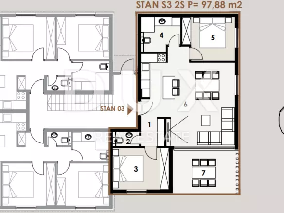 2-bedroom Apartment In Privlaka, Croatia (90,87 M²)