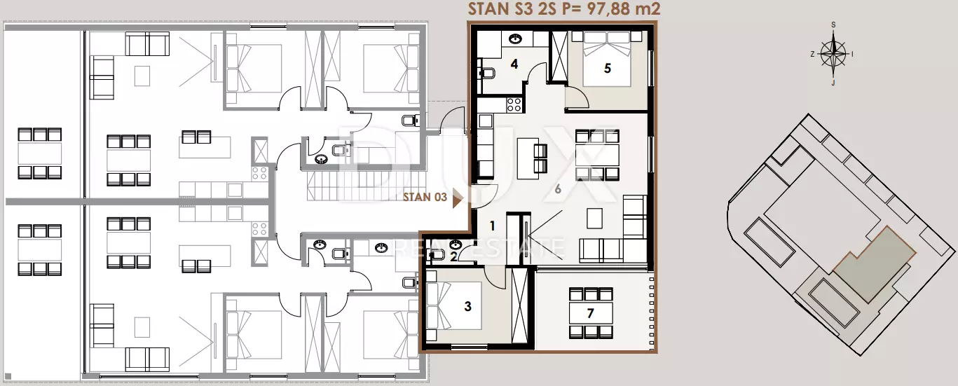 2-bedroom Apartment In Privlaka, Croatia (90,87 M²)