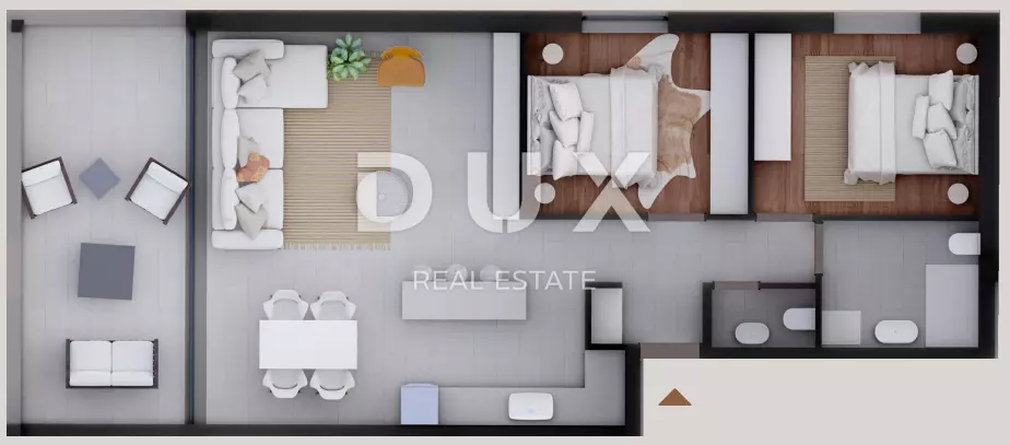 2-bedroom Apartment In Privlaka, Croatia (80,75 M²)