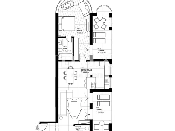 1-bedroom Apartment In Lovran, Croatia (101,67 M²)