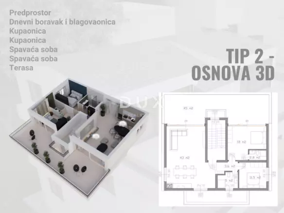 2-bedroom Apartment In Pag, Croatia (65 M²)